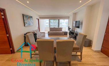 Exclusivo departamento en condominio con club de playa