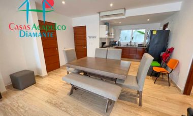 Exclusivo departamento en condominio con club de playa