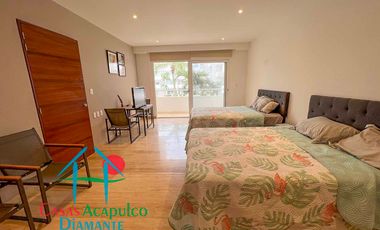 Exclusivo departamento en condominio con club de playa