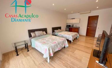 Exclusivo departamento en condominio con club de playa