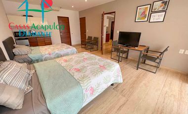 Exclusivo departamento en condominio con club de playa