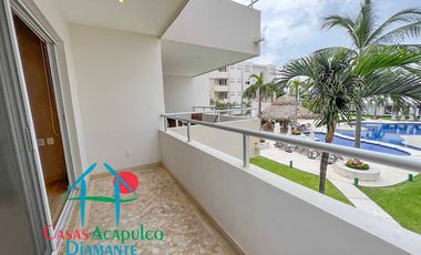 Exclusivo departamento en condominio con club de playa