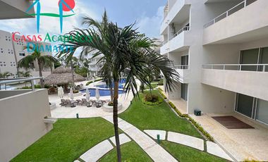 Exclusivo departamento en condominio con club de playa