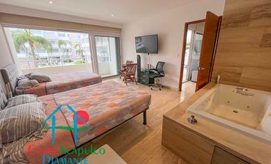 Exclusivo departamento en condominio con club de playa