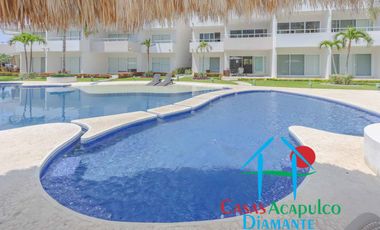 Exclusivo departamento en condominio con club de playa