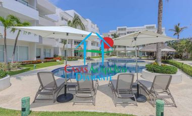 Exclusivo departamento en condominio con club de playa