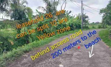 di jual dan di kontrakkan tanah di dekat pantai yeh Gangga Tabanan bali