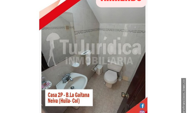 SE ARRIENDA ESPECTACULAR CASA COMERCIAL 2P - B. LA GAITANA - NEIVA (HUILA-COL)