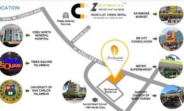 1-bedroom residential Condominium for Sale in Northwoods Condo Mandaue City, Cebu
