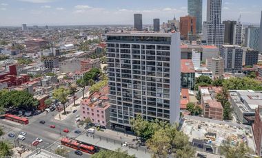 DEPARTAMENTO TIPO LOFT EN SKYTOWIN INSURGENTES, COL. TABACALERA