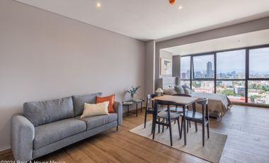 DEPARTAMENTO TIPO LOFT EN SKYTOWIN INSURGENTES, COL. TABACALERA