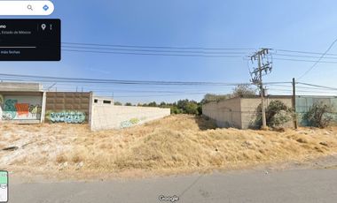 Terreno en venta en Zinacantepec sobre Calzada del Pacífico. OPORTUNIDAD