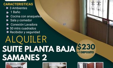 ALQUILER SUITE PLANTA BAJA, SAMANES 2, GUAYAQUIL