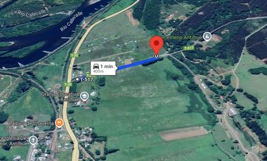 1era línea Terreno 5.000 m2 c/agua instalada y factibilidad de luz.