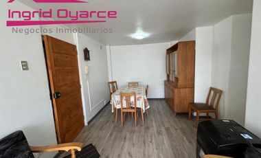 ARRIENDO  CENTRICO Y HERMOSO DEPARTAMENTO AMOBLADO EN CONDOMINIO CLAUDIO ARRAU