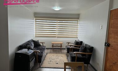 ARRIENDO  CENTRICO Y HERMOSO DEPARTAMENTO AMOBLADO EN CONDOMINIO CLAUDIO ARRAU
