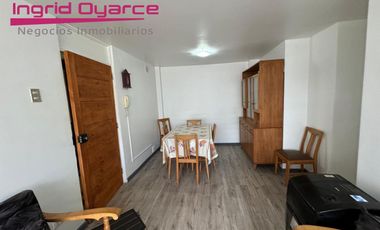 ARRIENDO  CENTRICO Y HERMOSO DEPARTAMENTO AMOBLADO EN CONDOMINIO CLAUDIO ARRAU
