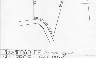 TERRENO EN VENTA PARA DESARROLLAR HARAS DEL BOSQUE 6700 M2