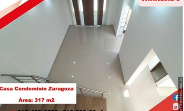 SE ARRIENDA ESPECTACULAR CASA CONJUNTO ZARAGOZA - ORIENTE - NEIVA (H)