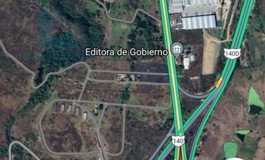 TERRENO EN VENTA  EN PARQUE INDUSTRIAL JR  SOBRE AUTOPISTA XALAPA - VERACRUZ KM140D DESVIACION AUTOPISTA XALAPA / PUEBLA