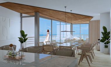 Penthouse con Vista al Mar en Playa del Carmen
