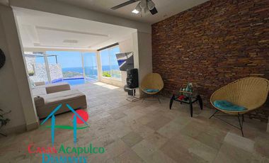 Casa en renta vacacional con hermosa terraza con alberca