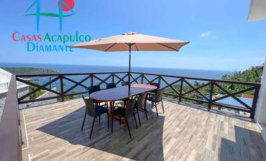 Casa en renta vacacional con hermosa terraza con alberca