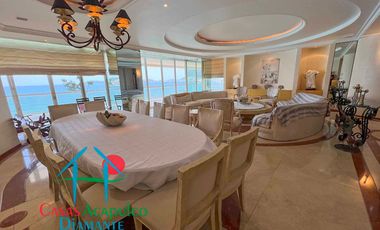 Hermoso departamento de lujo con terraza, jacuzzi y vista panorámica a la bahía de Acapulco