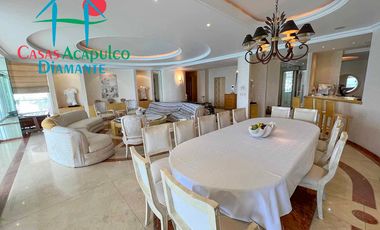 Hermoso departamento de lujo con terraza, jacuzzi y vista panorámica a la bahía de Acapulco