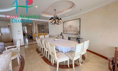 Hermoso departamento de lujo con terraza, jacuzzi y vista panorámica a la bahía de Acapulco