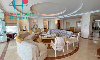 Hermoso departamento de lujo con terraza, jacuzzi y vista panorámica a la bahía de Acapulco