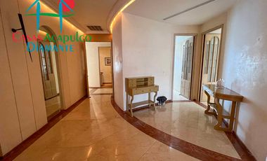 Hermoso departamento de lujo con terraza, jacuzzi y vista panorámica a la bahía de Acapulco