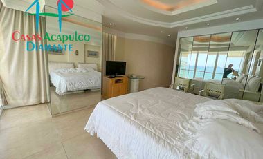 Hermoso departamento de lujo con terraza, jacuzzi y vista panorámica a la bahía de Acapulco
