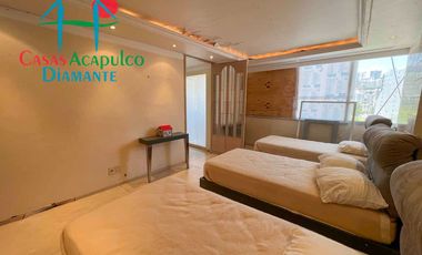 Hermoso departamento de lujo con terraza, jacuzzi y vista panorámica a la bahía de Acapulco