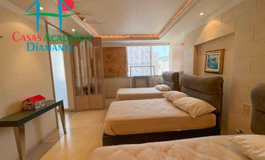 Hermoso departamento de lujo con terraza, jacuzzi y vista panorámica a la bahía de Acapulco