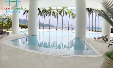 Hermoso departamento de lujo con terraza, jacuzzi y vista panorámica a la bahía de Acapulco