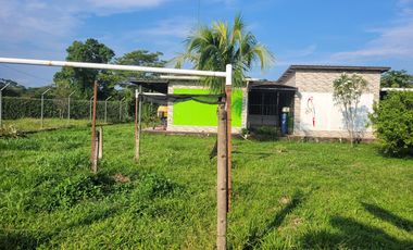 VENDO LOTE DE 1/4 DE HECTAREA CON CASA, EN RESTREPO META VIA SAN NICOLAS A 4 KM DE LA CENTRAL