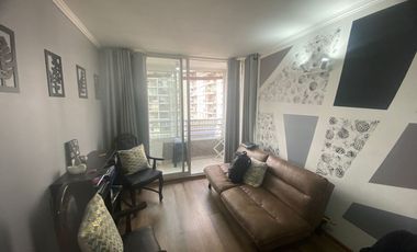 Lindo depto. full amoblado 2 D 2 baño, terraza oriente