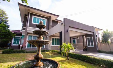 Dream Home!! 2-Story Detached House at The House Solution Project, Mueang Nakhon Ratchasima (Korat) Perfect for large families who need extra living s