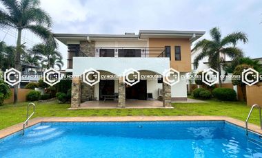 CORNER HOUSE WITH SWIMMING POOL FOR RENT LOCATED AT ANGELES CITY NEAR SM CITY CLARK
