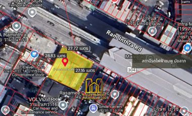 **ขายที่ดินหัวมุมทำเลทอง! ใกล้รถไฟฟ้าสถานีมัยลาภ พื้นที่ 195 ตร.วา เพียง 58.5 ล้านบาท**