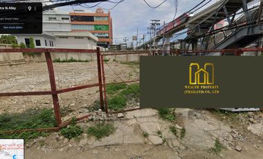 **ขายที่ดินหัวมุมทำเลทอง! ใกล้รถไฟฟ้าสถานีมัยลาภ พื้นที่ 195 ตร.วา เพียง 58.5 ล้านบาท**