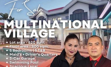 5 Bedroom House with Swimming Pool For Sale at Multinational Village, Parañaque City