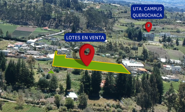 Venta de terrenos en Quero
