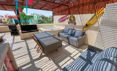 Casa en venta con roof garden y jacuzzi