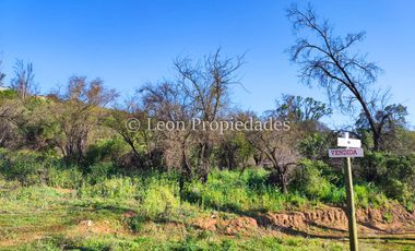 Leon propiedades vende hermosas parcelas de 5000 m2, en Altos de Maquehua, Curacaví.