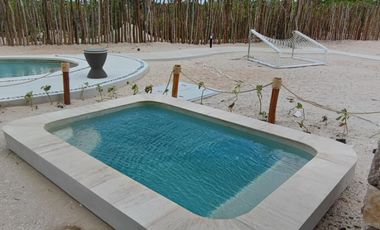 Deptos. en Playa San Benito, Yuc. en VENTA en el Km. 24.5 carretera Chicxulub Puerto - Telchac de 2 y 3 recámaras🛏️, más cuarto de servicio.