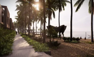 PROGRESO YUCATAN BEACHFRONT APARTMENT WITH MARINA AND PRIVATE BEACH