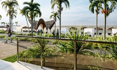 PROGRESO YUCATAN BEACHFRONT APARTMENT WITH MARINA AND PRIVATE BEACH