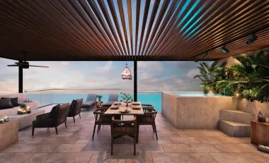 PROGRESO YUCATAN BEACHFRONT APARTMENT WITH MARINA AND PRIVATE BEACH